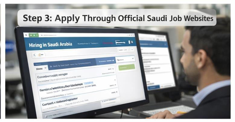 Apply Through Official Saudi Jobs