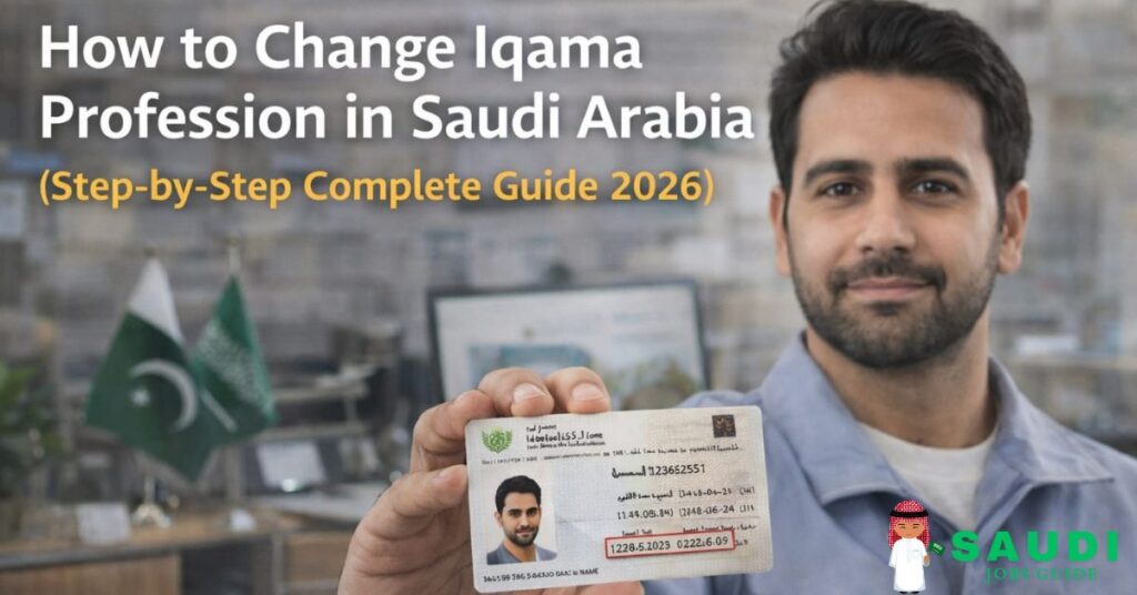 How to Change Iqama Profession in Saudi Arabia (Step-by-Step Complete Guide 2026)